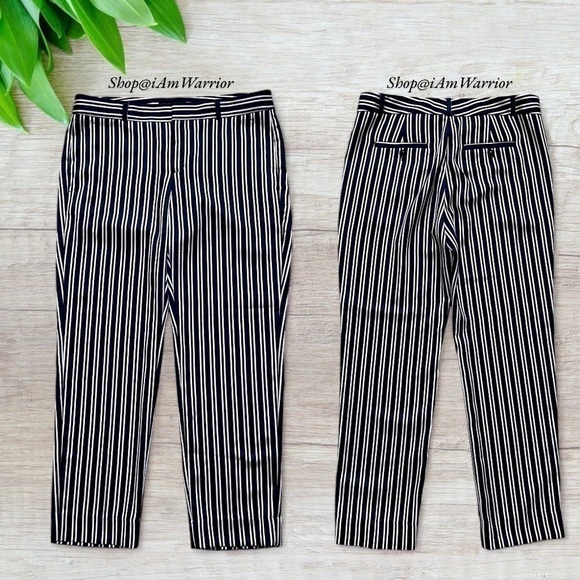 Banana Republic satin stripe double breasted blazer & matching ankle pant - Picture 11 of 16